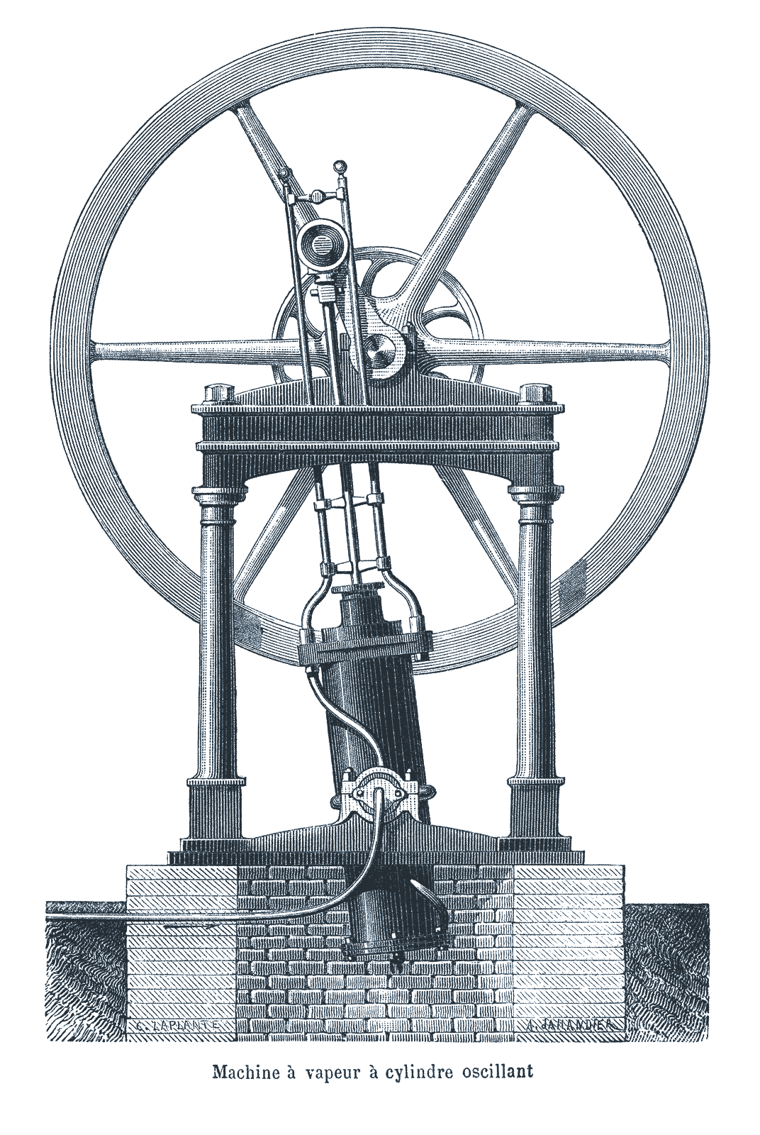 The oscillating steam engine that inspired Jasper, the first engine by Malpress Peake